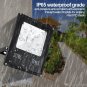US Stock Outdoor Led Floodlight 30W RGB Dimmable 16 Color Changing Security
