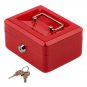 CB152 Stainless Steel Small Safe Box Red ship from usa wearhouse fast shipping