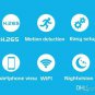 4CH CCTV System Wireless Audio 1080P NVR 4PCS 2.0MP IR Outdoor P2P Wifi IP CCTV