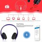 Andoer Andoer Bluetooth 4.1 Headphone Wireless Stereo Headset Headband Purple