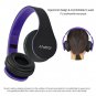 Andoer Andoer Bluetooth 4.1 Headphone Wireless Stereo Headset Headband Purple