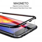 360 Degree Magnetic Adsorption Metal Bumper Tempered Glass Clear Shockproof