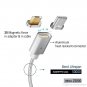 Magnetic Type-C Micro USB LED Fast Charging Charger Cable Wire Data Sync