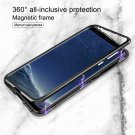 Magneto Magnetic Adsorption Metal Glass Case for Samsung Galaxy S8 Plus Back