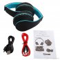 HY-811 Foldable FM Stereo MP3 Player Wired Bluetooth Headset Black & Blue