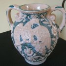 Antique ceramic vase original handmade old