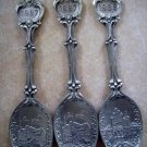 Antique Spoons Old German Decorative Original