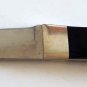 Kitchen Home knife with wooden handle and handmade decoration