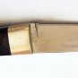 Kitchen Home knife with wooden handle and handmade decoration