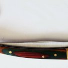 Kitchen knife with deer horn decorative handle