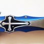Kitchen Home knife handmade cross steel
