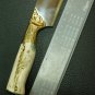KITCHEN Knife HOME Handmade German Steel brass and deer antler NEW