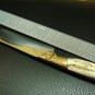 KITCHEN Knife HOME Handmade German Steel brass and deer antler NEW