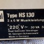 DUAL HS130 1224 2X6W Stereo Phonograph Plattenspieler HiFi Vintage Sammlerzus