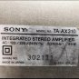SONY TA - AX310 Integrated Stereo HiFi Amplifier VINTAGE