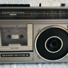 SHARP GF-1770 Boombox Radio Cassette Recorder Vintage