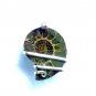46.30 ct Sterling Silver Wire Wrap Pendant Ammonite Crystal,Necklace