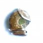 46.30 ct Sterling Silver Wire Wrap Pendant Ammonite Crystal,Necklace