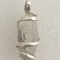 22 carat Sterling Silver Wire Wrap Pendant W/ Natural Diamond Quartz,Necklace
