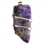 54 ct Natural Russia Charoite Crystal Gems in Sterling Silver Art Wrap Pendant