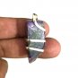 54 ct Natural Russia Charoite Crystal Gems in Sterling Silver Art Wrap Pendant