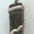 26 ct Sterling Silver Wire Wrap Pendant W/ Epidote Crystal,Necklace