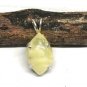 43 ct Calcite in Hand Forged Sterling Silver Art Wrap Pendant / Necklace