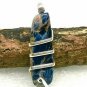 43 ct Pietersite in Hand Forged Sterling Silver Art Wrap Pendant / Necklace