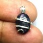 6.10 ct Natural Royal SUGILITE in Hand Forged Sterling Silver Art Wrap Pendant