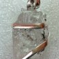 22 ct Sterling Silver Wire Wrap Pendant W/ Natural Diamond Quartz,Handmade