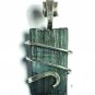 14.00 Carats Natural Paraiba Tourmaline Crystal in Silver Wire wrap Art