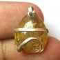 15.3 ct Sterling Silver Wire Wrap Pendant W/ Natural Rutiled Gem Quartz
