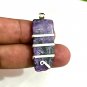 57 ct Natural Russia Charoite Crystal Gems in Sterling Silver Art Wrap Pendant
