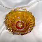Candle Holder Carnival Glass