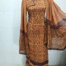 deshi boutique embroidery work 3pcs - d22 - alo