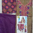 unstitched poplin boutique 3pcs-uh40 - 1wor