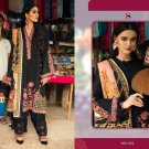 deepsy elan silk vol-2 - 400902 - black top and bottom cream dupatta - raf