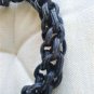 Peculiar leather necklaces in various patterns of stainless steel and enamel (014)