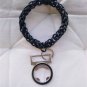 Peculiar leather necklaces in various patterns of stainless steel and enamel (012)