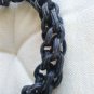 Peculiar leather necklaces in various patterns of stainless steel and enamel (012)
