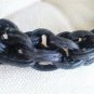 Peculiar leather necklaces in various patterns of stainless steel and enamel (012)