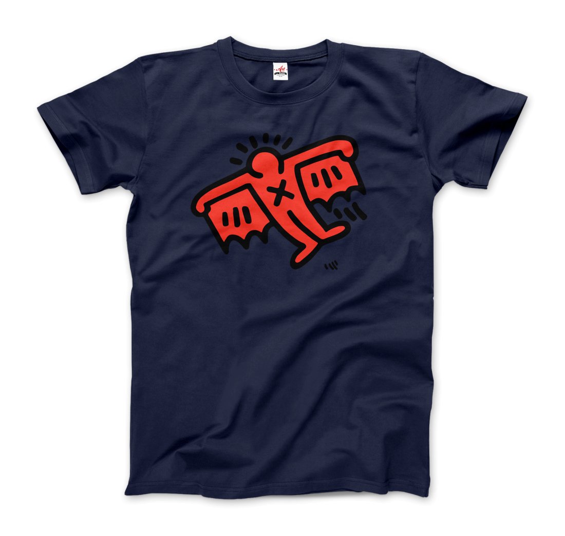 Keith Haring Flying Devil Icon, 1990 Street Art T-Shirt