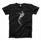 Miles Davis Playing his Trumpet Artwork T-Shirt