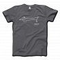 Pablo Picasso Dachshund Dog (Lump) Artwork T-Shirt