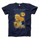 Van Gogh Five Sunflowers 1888, Artwork T-Shirt