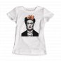 Frida Kahlo With Flowers Poster Artwork T-Shirt