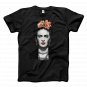 Frida Kahlo With Flowers Poster Artwork T-Shirt