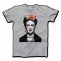 Frida Kahlo With Flowers Poster Artwork T-Shirt