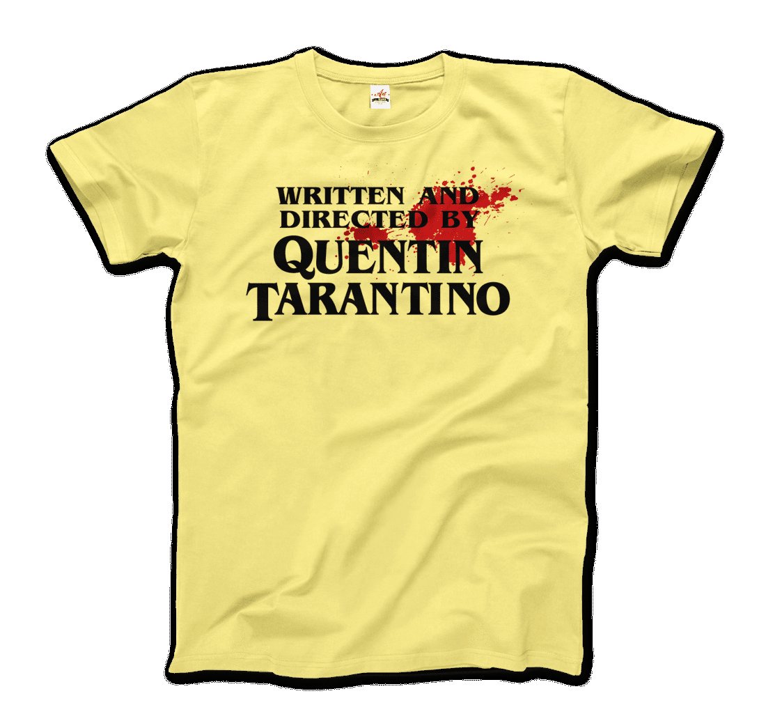 Written and Directed by Quentin Tarantino (with Blood) Artwork T-Shirt