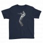 Miles Davis Playing his Trumpet Artwork Youth T-Shirt